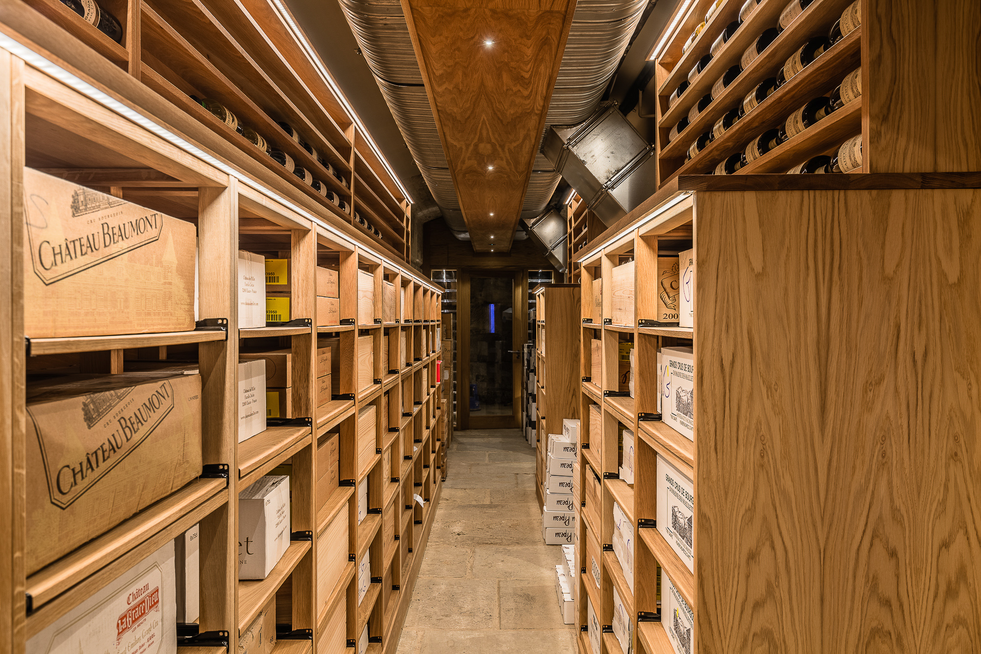 Sorrells Custom Wine Cellar Installation Glaziers Hall